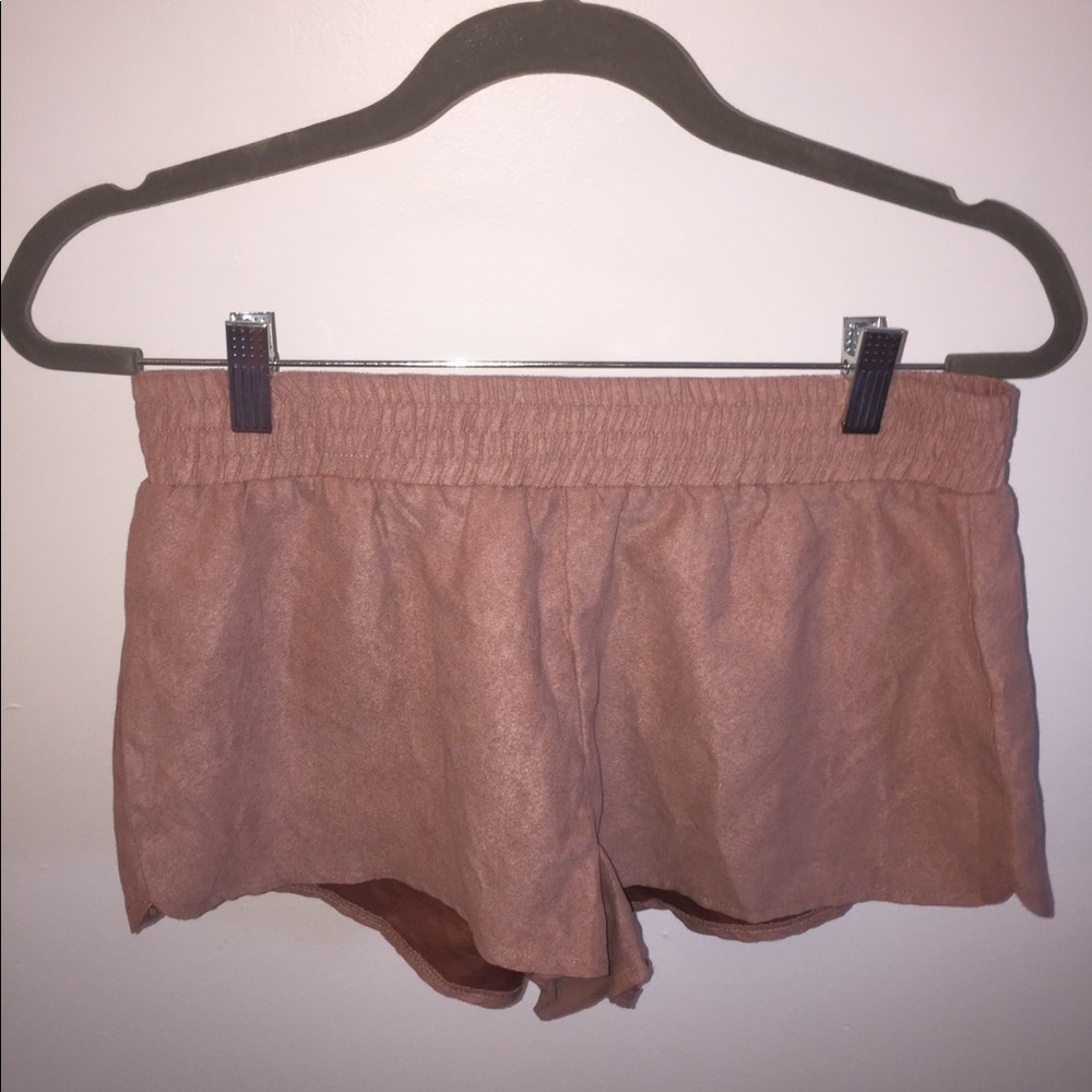 Suede Shorts